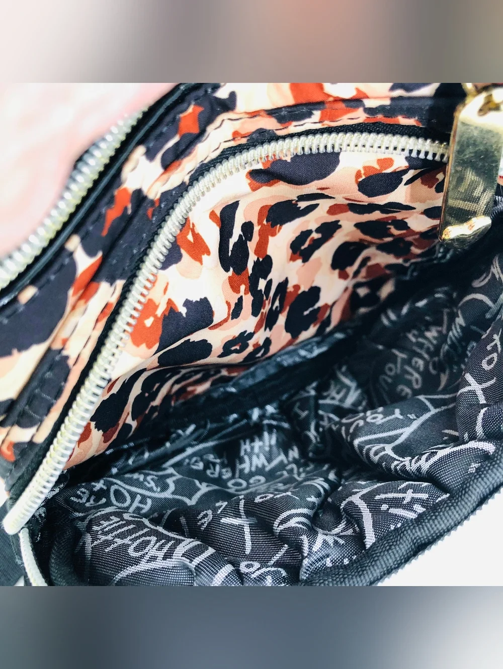 Betsey Johnson Leopard Print Crossbody Bag